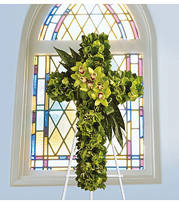 Heaven's Comfort Cross from Racanello Florist in Stamford, CT